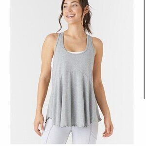 Glyder Womens Size Small Harmony Racerback Tank Top Granite Gray $48 1360
